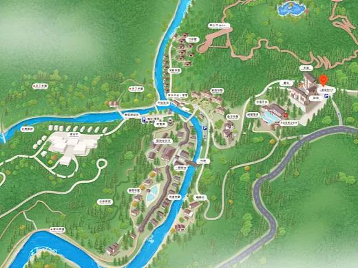 新泰结合景区手绘地图智慧导览和720全景技术，可以让景区更加“动”起来，为游客提供更加身临其境的导览体验。